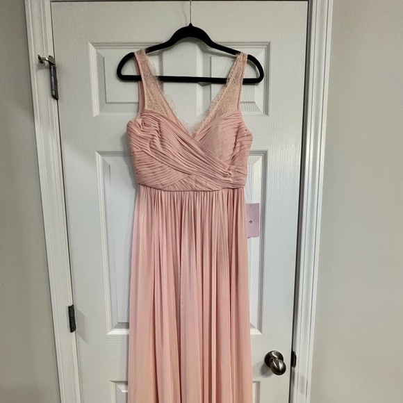 NWT BHLDN Nouvelle Fleur Blush Bridesmaid Dress - Picture 2 of 11